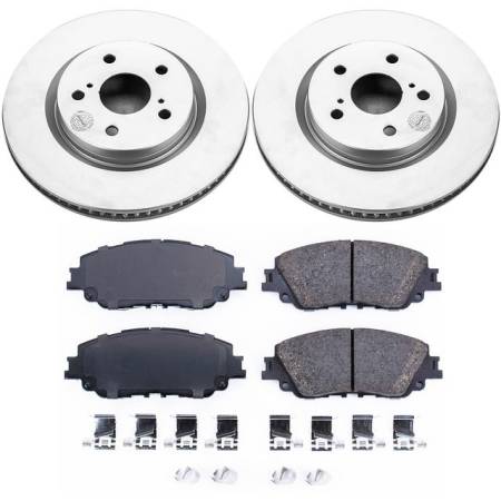 Power Stop - PowerStop 2019 Toyota Avalon Front Z17 Evolution Geomet Coated Brake Kit