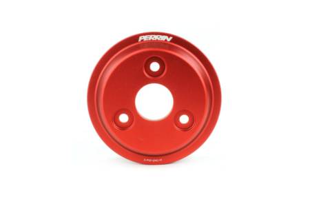 PERRIN Performance - Perrin 15-21 Subaru WRX Lightweight Water Pump Pulley - Red