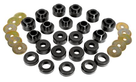 Prothane - Prothane 97+ Jeep TJ Body Mount Kit - Black