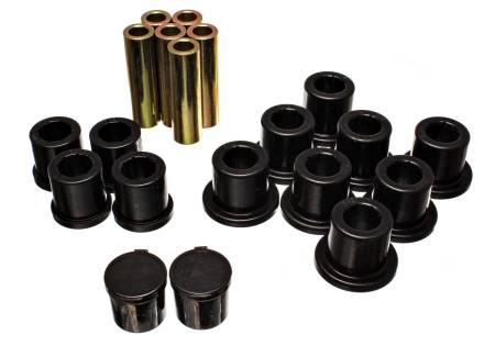 Energy Suspension - Energy Suspension Rear Spring Bushing Set - Black