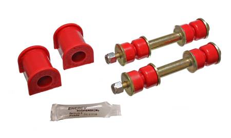 Energy Suspension - Energy Suspension 86-97 Nissan 720 & Hardbody PickUp 4WD Red 20mm Front Sway Bar Frame Bushings