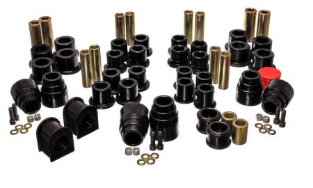 Energy Suspension - Energy Suspension 00-04 Ford Excursion 4WD Black Hyper-flex Master Bushing Set