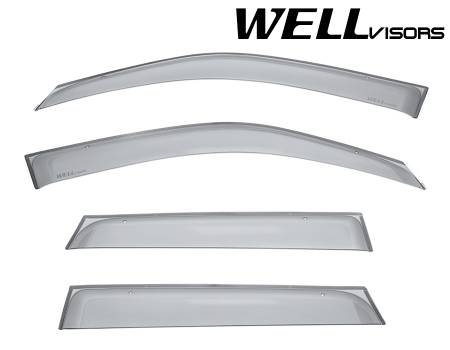 WellVisors - WellVisors Side Window Deflectors Suzuki Grand Vitara 06-13 Premium Series