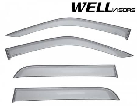 WellVisors - WellVisors Side Window Deflectors Lincoln Navigator Ford Expedition 07-17 Premium Series