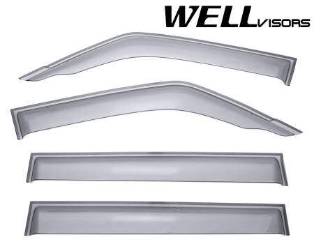 WellVisors - WellVisors Side Window Deflectors Mitsubishi Montero 01-06 Premium Series