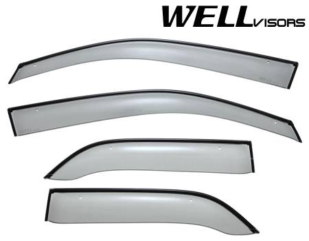 WellVisors - WellVisors Side Window Deflectors Lexus RX300 99-03 With Black Trim