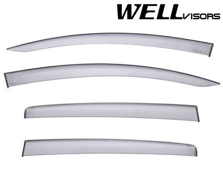 WellVisors - WellVisors Side Window Deflectors Toyota Yaris 5dr hatchback 12-18 premium series