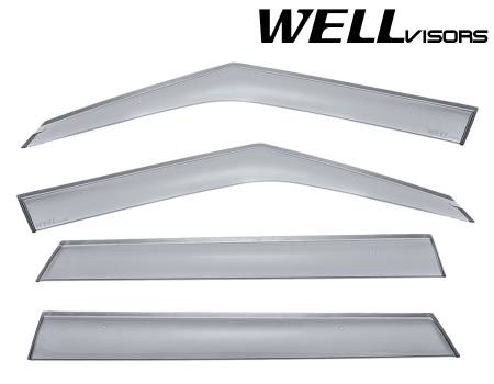 WellVisors - WellVisors Side Window Deflectors Land Rover Range Rover Sport 14-21 Premium Series