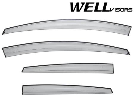 WellVisors - WellVisors Side Window Deflectors Ford Fiesta Hatchback 11-19 Aerodyn Series