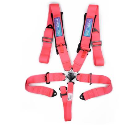 NRG Innovations - NRG Innovations 5PT 3in. Seat Belt Harness / Cam Lock - Pink