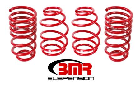 BMR Suspension - BMR 10-15 5th Gen Camaro V8 Lowering Spring Kit (Set Of 4) - Red