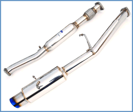 Invidia - Invidia 02-07 WRX/STi 76mm N1 REGULAR Titanium Tip Cat-back Exhaust