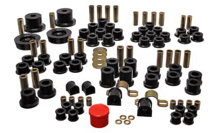 Energy Suspension - Energy Suspension 90-97 Mazda Miata Black Hyper-Flex Master Bushing Set