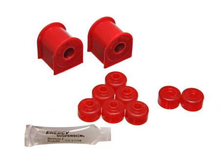 Energy Suspension - Energy Suspension 89-94 Nissan 240SX (S13) Red 15mm Rear Sway Bar Bushing Set