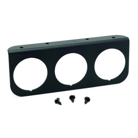 AutoMeter - AutoMeter 2-1/16in Black 3-Hole Gauge Panel