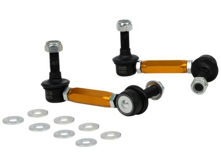 Whiteline - Whiteline Universal Sway Bar Link Assembly Heavy Duty Adjustable Steel Ball 115mm Size