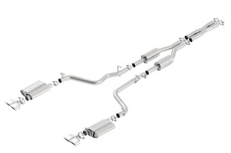 Borla - Borla 09-14 Dodge Challenger R/T 5.7L RWD 2Dr. 2.5in. ATAK CB Exhaust - Dual Split Rear Exit