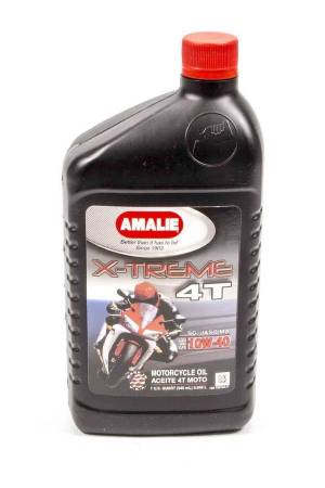 Amalie Motor Oil - Amalie Motor Oil - X-treme 4T - 10W40 - Conventional - 1 qt - Motorcycles - Each