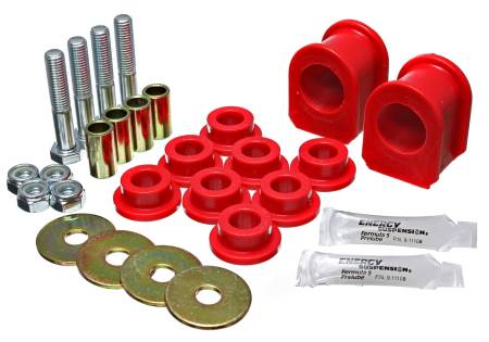 Energy Suspension - Energy Suspension 05-07 Ford Mustang Red Rear Sway Bar Frame Bushings (Must Reuse All Metal Parts)