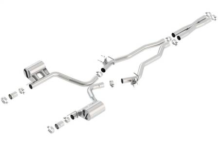 Borla - Borla 15-16 Dodge Challenger SRT/Scat Pcak 6.4L V8 ATAK Catback Exhaust