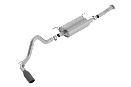 Borla - Borla 16-18 Toyota Tacoma 3.5L AT 4DR CC Short Bed S-Type SS Catback Exhaust - Black Chrome Tip