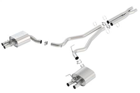 Borla - Borla 15-16 Ford Mustang Shelby GT350 5.2L ATAK Cat Back Exhaust (Uses Factory Valence)