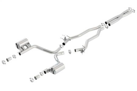 Borla - Borla 2015-2016 Charger SRT 392 / Scat Pack 6.4L Atak Catback Exhaust Single Split Rear Exit