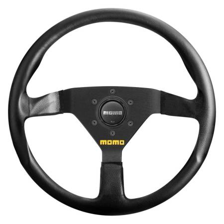 Momo - Momo MOD78 Steering Wheel 350 mm -  Black Leather/Black Spokes