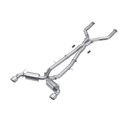 MBRP Exhaust - MBRP 17-19 Infiniti Q60 3.0L RWD/AWD Cat Back Dual Rear