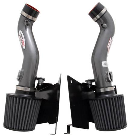 AEM Induction - AEM 07 350z Silver Dual Inlet Cold Air Intakes w/ Heat Sheilds