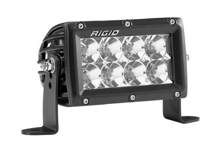 Rigid Industries - RIGID E-Series PRO LED Light, Flood Optic, 4 Inch, Black Housing