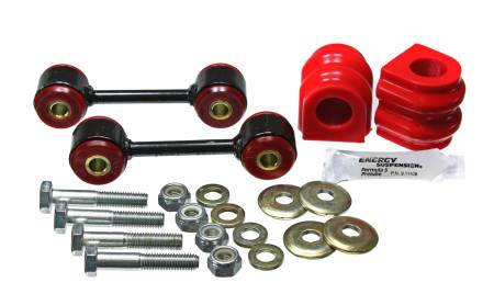 Energy Suspension - Energy Suspension 10 Chevy Camaro Red 23mm Rear Sway Bar Bushing Set