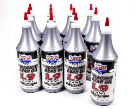 Lucas Oil - Lucas Gear Oil - Racing Gear Oil L9 - 7.5WT - Synthetic - 1 qt - Set of 12