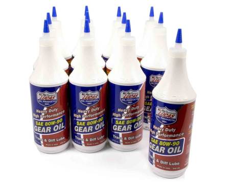 Lucas Oil - Lucas Gear Oil - Heavy Duty - 80W90 - Conventional - 1 qt - Set of 12