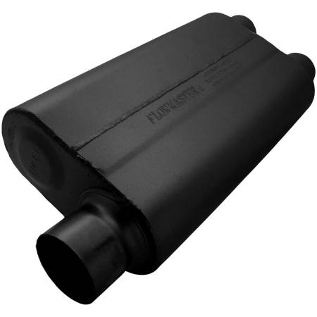 Flowmaster - Flowmaster Universal 50 Delta Flow Muffler - 3.00 Offset In / 2.50 Dual Out