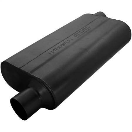 Flowmaster - Flowmaster Universal 50 Delta Flow Muffler - 2.50 Offset In / 2.50 Offset Out