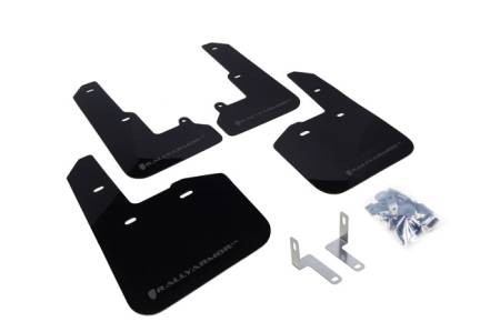 Rally Armor - Rally Armor 2015 Subaru Legacy UR Black Mud Flap w/ Grey Logo