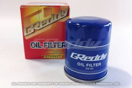 GReddy - GReddy OX-03 Oil Filter - 3/4 -16UNF Inlet/ 65mm Diameter/90mm Tal