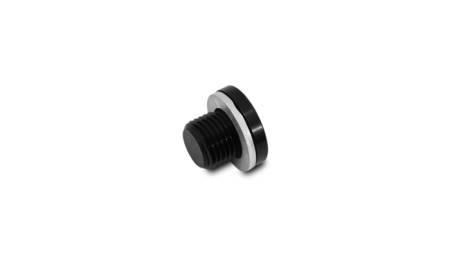 Vibrant Performance M10 x 1.0 Metric Aluminum Port Plug with Crush Washer