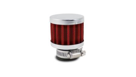 Vibrant Performance Crankcase Breath Filter w/ Chrome Cap 2 1/8in 55mm Cone ODx2 5/8in 68mm Tallx1in 25mm in ID