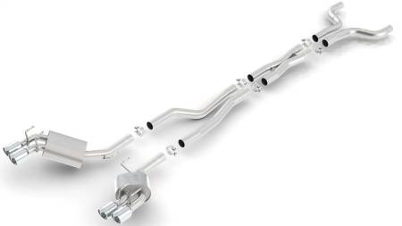 Borla - Borla 12-14 Chevrolet Camaro ZL1 Coupe 6.2L 8cyl AT/MT 6spd RWD Aggressive ATAK Catback Exhaust