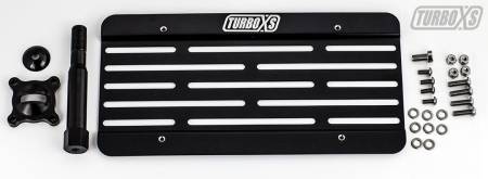 Turbo XS - Turbo XS TowTag License Plate Relocation Kit 2009+ Nissan GT-R R35.