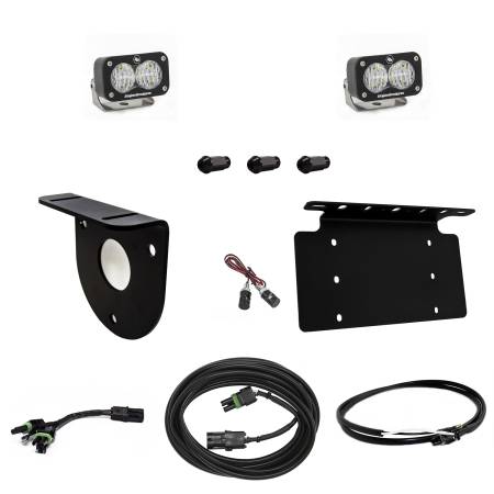 Baja Designs - Baja Designs 2021+ Ford Bronco Dual S2 Sport W/C Reverse Kit w/Lic Plate w/Upfitter