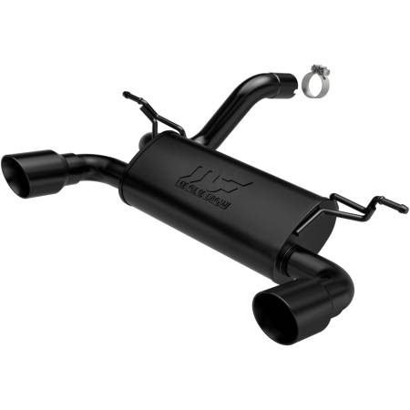 MagnaFlow Exhaust Products - MagnaFlow 2018+ Jeep Wrangler 3.6L Dual Black Tip Axle-Back Exhaust