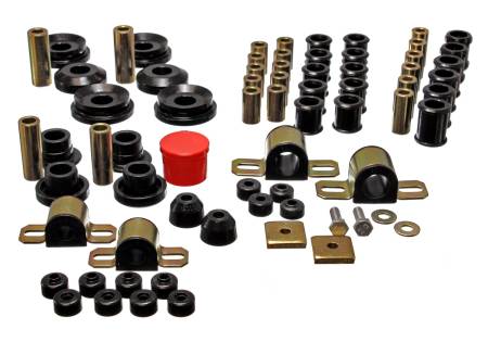 Energy Suspension - Energy Suspension 95-98 Nissan 240SX (S14) Black Hyper-Flex Master Bushing Set