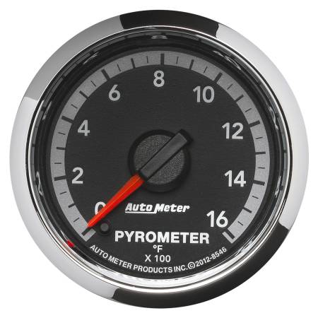 AutoMeter - AutoMeter Gen4 Dodge Factory Match 52.4mm Full Sweep Electronic 0-1600 Deg F EGT/Pyrometer Gauge