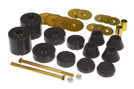 Prothane - Prothane 67-72 GM Body Mount 12 Bushing Kit - Black