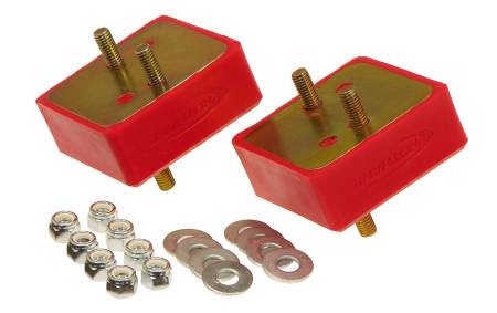 Prothane - Prothane 67-92 Jeep V8 Motor Mounts - Red