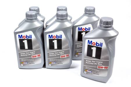 Mobil 1 - Mobil 1 Motor Oil - 15W50 - Synthetic - 1 qt - Set of 6