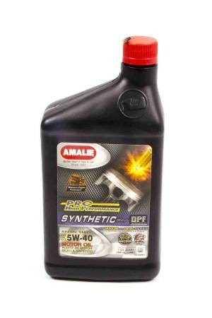 Amalie Motor Oil - Amalie Motor Oil - Pro High Performance - 5W40 - Semi-Synthetic - 1 qt - Each